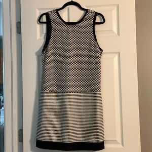 Black & White Patterned Dress